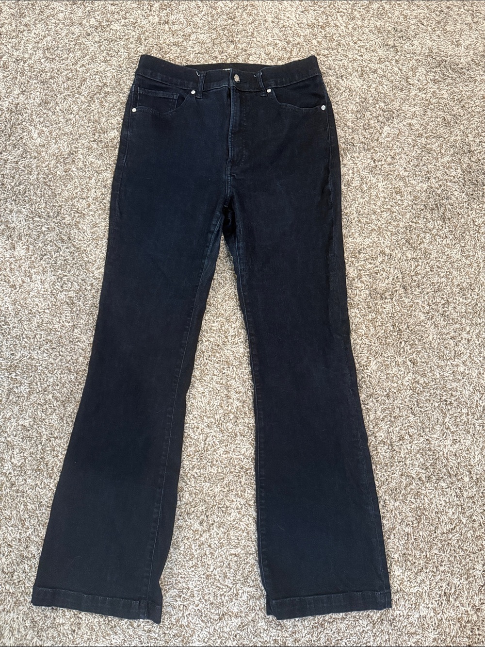 Express Women’s Dark Blue Flared Jeans